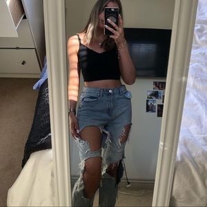 BDG ripped mom jeans
